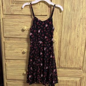 Black rose deadhead dress
